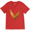 the fly bird   maverick jake paul   gold V-Neck Tee