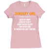 January Girl Hated By Many Ladies Fitted T-Shirt