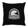 pacman crest Throw Pillow