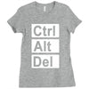 control alt delete Ladies Fitted T-Shirt