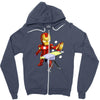 iron man (ironman parody) Zipper Hoodie