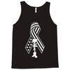 fallen soldier ribbon never forget military Tank Top