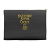 nightmare before coffee Accessory Pouches