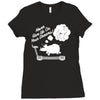 never give up on dreams ladies fitted Ladies Fitted T-Shirt