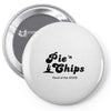 pie and chips   food of the gods Pin-back button