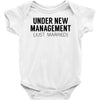 under new management just married Baby Onesie