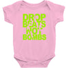 dub step drop beats not bombs black light skrillex ink hiphop dance Baby Onesie