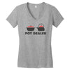 pot dealer cooking pot tea pot Women's V-Neck T-Shirt