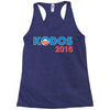 vote for kodos Racerback Tank
