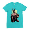 hellboy 4 Ladies Fitted T-Shirt