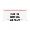 September Girl License Plate