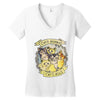 cats against cat calls Women's V-Neck T-Shirt