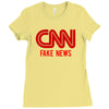 CNN Fake News Ladies Fitted T-Shirt