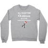 all i want for christmas is a cure carcinoid cancer Crewneck Sweatshirt