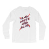 rad white and blue Long Sleeve Shirts