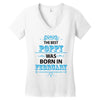 The Best Poppy Was Born In February Women's V-Neck T-Shirt