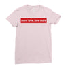 More Love Love More Ladies Fitted T-Shirt