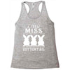 little miss cottontail cute bunny easter Racerback Tank