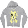 adorable crossbones Zipper Hoodie