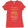 votez marine la pen france 2017 Ladies Fitted T-Shirt
