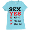 Sex Yes Please Ladies Fitted T-Shirt