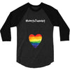 Worth The Wait Rainbow 3/4 Sleeve Shirt