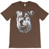 round neck dog wolf T-Shirt