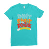 don't sweat the technique Ladies Fitted T-Shirt