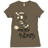 the pen is mightier Ladies Fitted T-Shirt