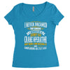 grumpy old crane operator Women's Triblend Scoop T-shirt