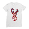 merry cristmas Ladies Fitted T-Shirt