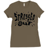 stressed out Ladies Fitted T-Shirt
