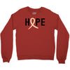 Hope Uterine Cancer Awareness Crewneck Sweatshirt