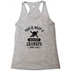 This is What a Badass Grandpa Looks Like Racerback Tank
