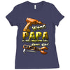 wenn papa Ladies Fitted T-Shirt