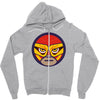 lucha libre   red Zipper Hoodie