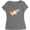 Pizza Slice Women's Triblend Scoop T-shirt