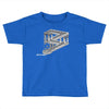 some game involving falling blocks in the style of m.c. escher Toddler T-shirt