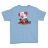 happy halloween clown Youth Tee