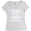 halloween is scary but stomach cancer is deadly spread the word lep sa Women's Triblend Scoop T-shirt