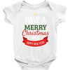 have a merry christmas and a happy new year Baby Bodysuit