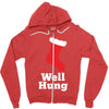 well hung Zipper Hoodie