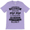 Super Cool Pop Pop Of A Freaking Awesome Grandson T-Shirt