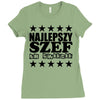 najlepszy azef Ladies Fitted T-Shirt