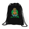 toxic zen master Drawstring Bags