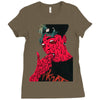 scarlxrd grime Ladies Fitted T-Shirt