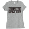 proud new dad Ladies Fitted T-Shirt