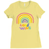 love wins Ladies Fitted T-Shirt