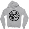 camp bold (for light) Zipper Hoodie