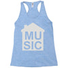 house music Racerback Tank